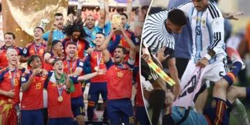 Tempers Flare After Paredes Sees Red FollowingSpain’s World Cup Triumph