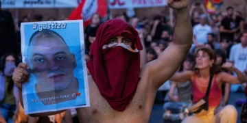 abderrahim fakir killing protest italy