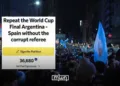 Argentine fans petition world cup