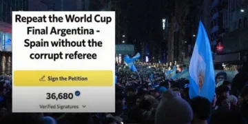 Argentine fans petition world cup