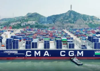 CMA CGM World’s Largest LNG-Powered Container Ship Calls at Tangier Med