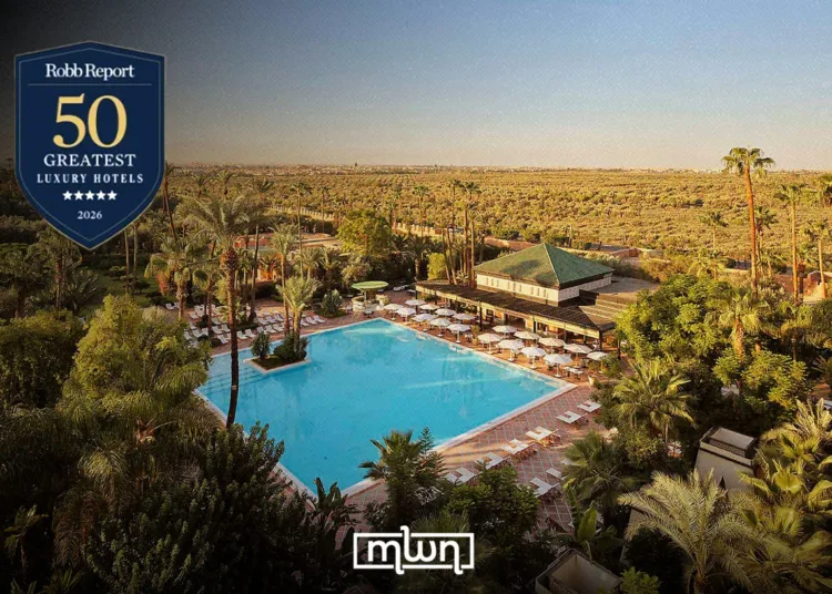 La Mamounia Marrakech featured on Robb Report’s “50 Greatest Luxury Hotels on Earth” for 2026