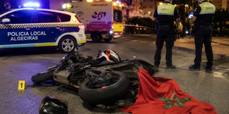 The woman was riding as a passenger on a large-displacement motorcycle driven by her husband during celebrations that followed Morocco’s qualification for the quarterfinals of the 2026 FIFA World Cup.