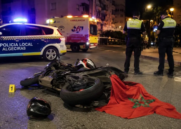The woman was riding as a passenger on a large-displacement motorcycle driven by her husband during celebrations that followed Morocco’s qualification for the quarterfinals of the 2026 FIFA World Cup.