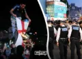 Argentina and England Fans Clash After World Cup Semi-Finals