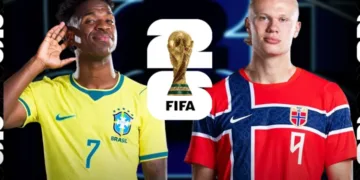 Brazil and Norway have confirmed their starting lineups for their World Cup round-of-16 match at New York New Jersey Stadium.