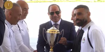 Egypt's national football team received a presidential reception on Friday after making history at the 2026 FIFA World Cup. President Abdel Fattah El-Sisi welcomed the players,