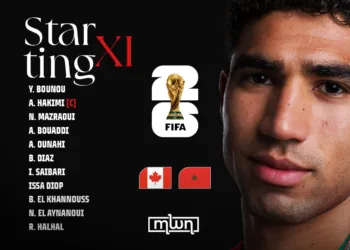 Morocco have confirmed their starting lineup for their World Cup round-of-16 match against Canada.