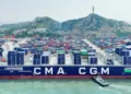 CMA CGM World’s Largest LNG-Powered Container Ship Calls at Tangier Med