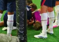 The midfielder Jordan Henderson will reportedly undergo surgery after breaking his arm during a post-match celebration following England's Round of 16 victory over Mexico at the 2026 FIFA World Cup.
