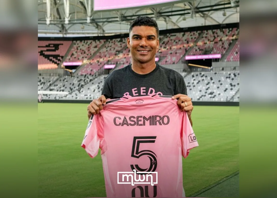 Casemiro joins Messi at Inter Miami
