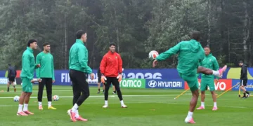 The Atlas Lions had their training session in Boston ahead of Thursday's World Cup quarter-final against France, but Ismael Saibari's continued absence has raised fresh questions over his availability.