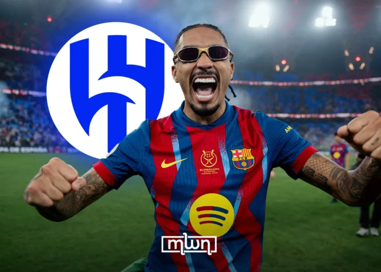 Al Hilal has not given up on signing Barcelona winger Raphinha, according to Mundo Deportivo. The Saudi club still sees the Brazilian as the main target for the summer transfer window, despite the player's desire to remain at Barcelona.