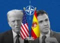 US President Donald Trump on Wednesday ordered an immediate halt to all trade with NATO ally Spain.