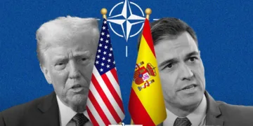 US President Donald Trump on Wednesday ordered an immediate halt to all trade with NATO ally Spain.