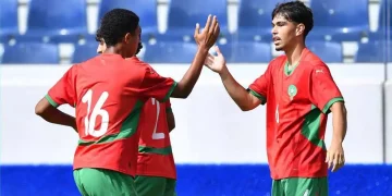 Morocco’s U20 national team secured the bronze medal at the 2026 Mediterranean Games after defeating hosts Italy 4-1 in the third-place playoff in Taranto on Sunday, August 30.