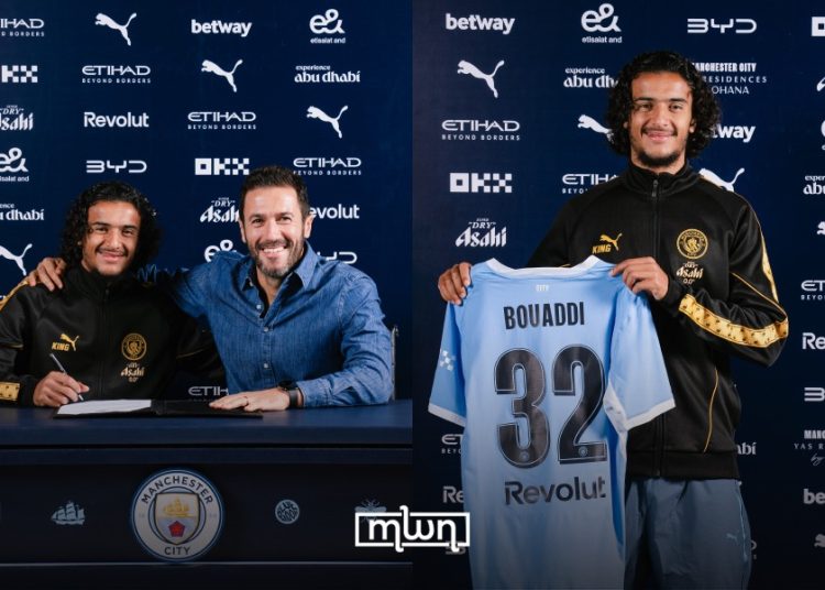 Ayyoub Bouaddi has officially joined Manchester City, marking a major step in the young Moroccan midfielder’s career.