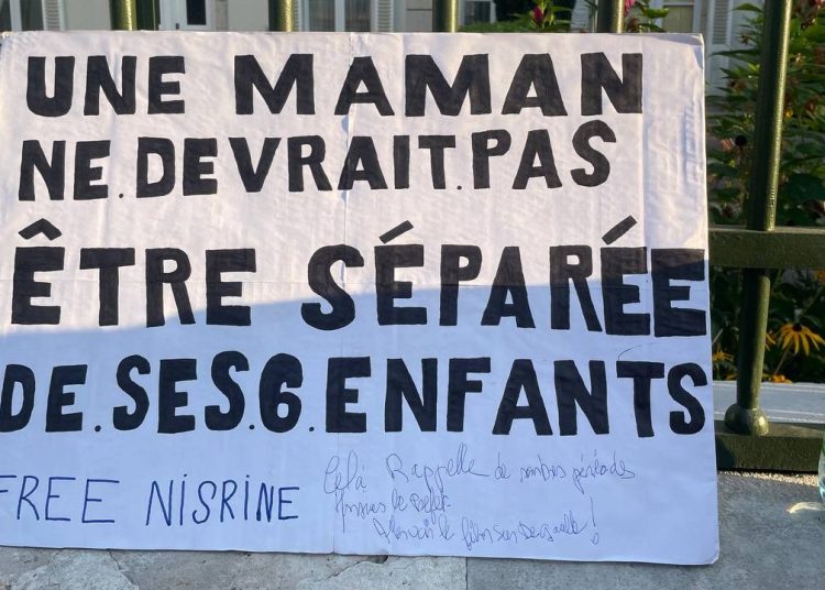 On August 15, more than 150 people rallied outside the Haute-Saône prefecture in Vesoul to oppose Nisrine Driouich’s deportation.