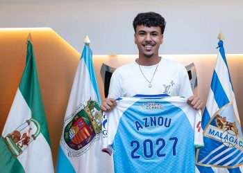 Malaga Sign Adam Aznou on Loan from Everton