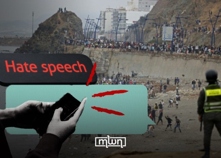 The mass entry of migrants into the occupied city of Ceuta on July 30 and 31 produced nearly 9,600 hate messages on Spanish social media within 48 hours.