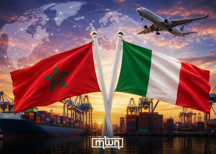 Trade between Morocco and Italy reached €4.75 billion in 2025.