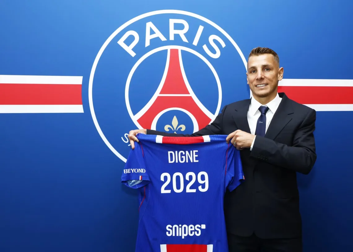 PSG Complete Signing of Lucas Digne on Three-Year Deal