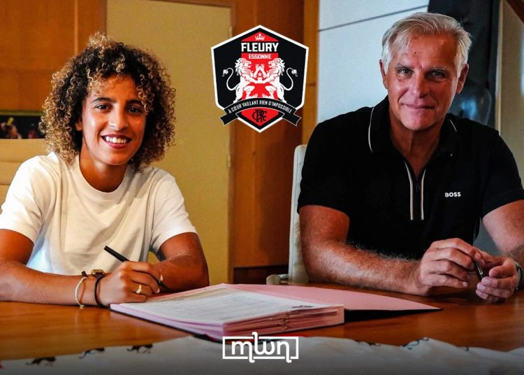 Moroccan international Sanaâ Mssoudy has joined French women’s club FC Fleury 91 from AS FAR, the French club announced on Wednesday.