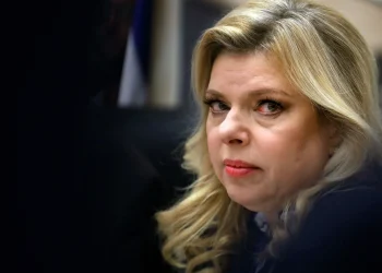 Sara Netanyahu, the wife of Israeli Prime Minister Benjamin Netanyahu.