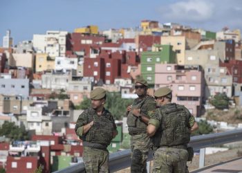Military personnel on the streets of Ceuta, August 20, 2026, in Ceuta, Spain. Marcos Moreno / Europa Press