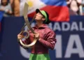 Alexandra Eala won the Washington Open on Monday, beating top seed Jessica Pegula to become the first player from the Philippines to claim a singles title on the Women's Tennis Association (WTA) Tour.