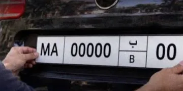 morocco new license plates