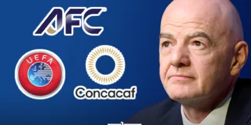 UEFA, the Asian Football Confederation (AFC), and CONCACAF issued a joint open letter on Monday criticizing FIFA leadership over its handling of a proposed sale of a stake in the commercial rights to the World Cup.