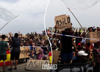 Ceuta Migrants Protest for Asylum, Hundreds Remain in Beach Settlement