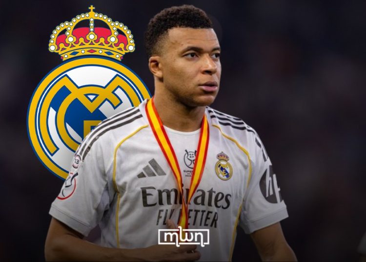 Real Madrid forward Kylian Mbappe