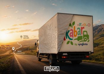 AKABAR on the road, heading to the fields.