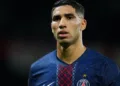 Achraf Hakimi to Miss PSG Friendly Against Manchester United