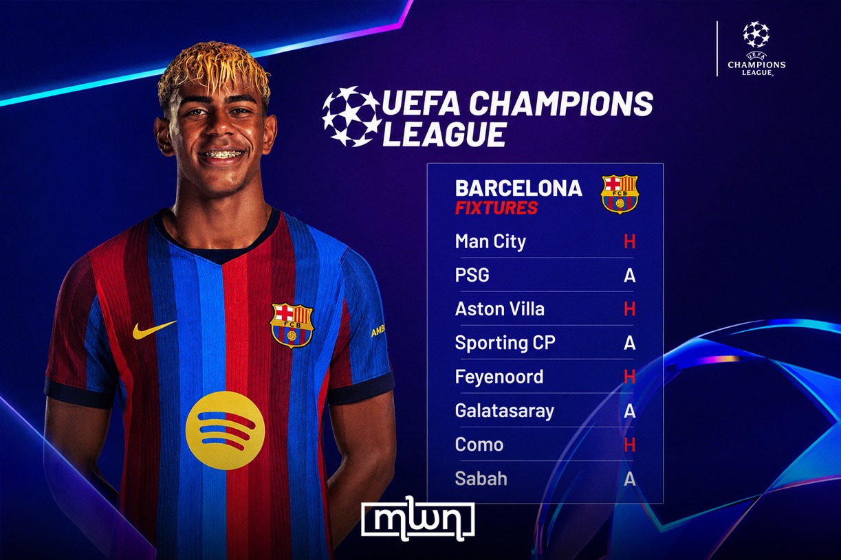 مباريات برشلونة في دوري أبطال أوروبا 2026-27: التواريخ والخصوم