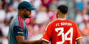 Bayern Munich coach Vincent Kompany has confirmed that Moroccan international Ismael Saibari will feature against Borussia Dortmund in Saturday’s German Super Cup.