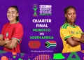 Morocco face South Africa tonight at Stade Moulay Hassan in Rabat in the quarter-finals of the 2026 Women’s Africa Cup of Nations