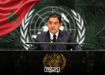 Foreign Minister Nasser Bourita. (Designed by MWN team)