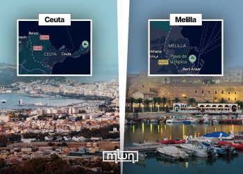 Illustration of Ceuta and Melilla, the two Spanish-controlled enclaves Morocco has never recognized as permanently Spanish. Their status remains a historical anachronism that Rabat has strategically deprioritized, not abandoned. (Designed by MWN team)