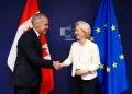 European Commission President Ursula von der Leyen and Canadian Prime Minister Mark Carney.