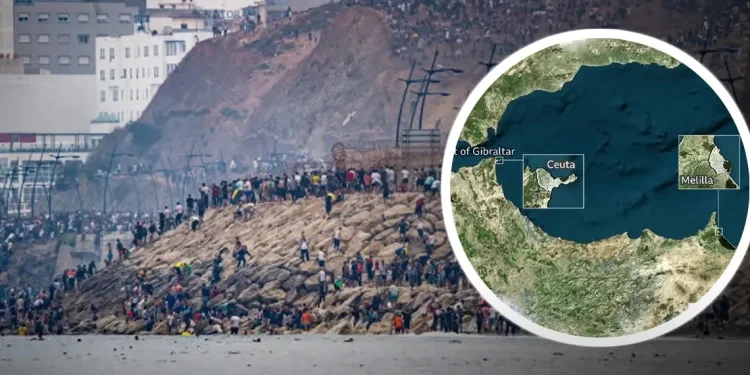 The funding answers the large-scale crossings of July 30 and 31, when tens of thousands of migrants entered the enclave from Moroccan territory. (Designed by MWN team)