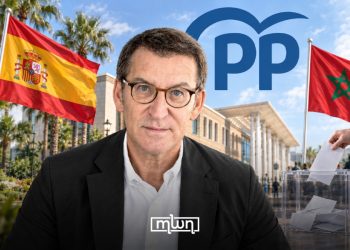 Alberto Núñez Feijóo, president of Spain’s conservative Popular Party (PP). (Designed by MWN team)