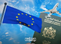 Illustration highlighting travel and migration between Morocco and the European Union. (Designed by MWN team)