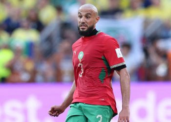 Noussair Mazraoui delivered a complete individual performance in Morocco’s 2-0 victory over Gabon in the opening game of the Atlas Lions’ 2027 Africa Cup of Nations qualifying campaign.