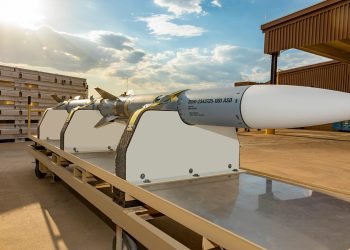 AIM-120 Advanced Medium Range Air-to-Air Missile (AMRAAM).
