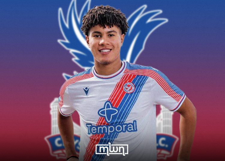 Crystal Palace Sign Taha Majni From Union Touarga | Graphic Created by MWN Design Team