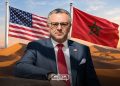US top adviser Massad Boulos, US and Moroccan flags, and Western Sahara.