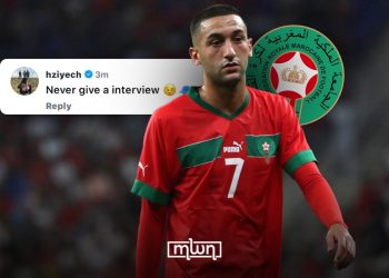 Hakim Ziyech has denied giving an interview in which he was quoted discussing a possible return to the Morocco national team
